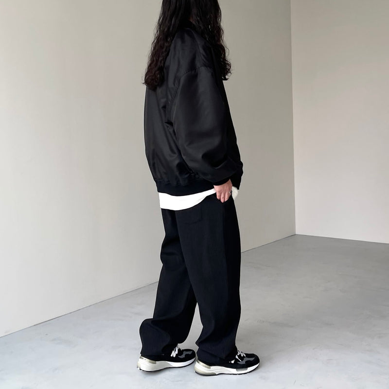 perfect silhouette blouson / black（パーフェクトシルエット