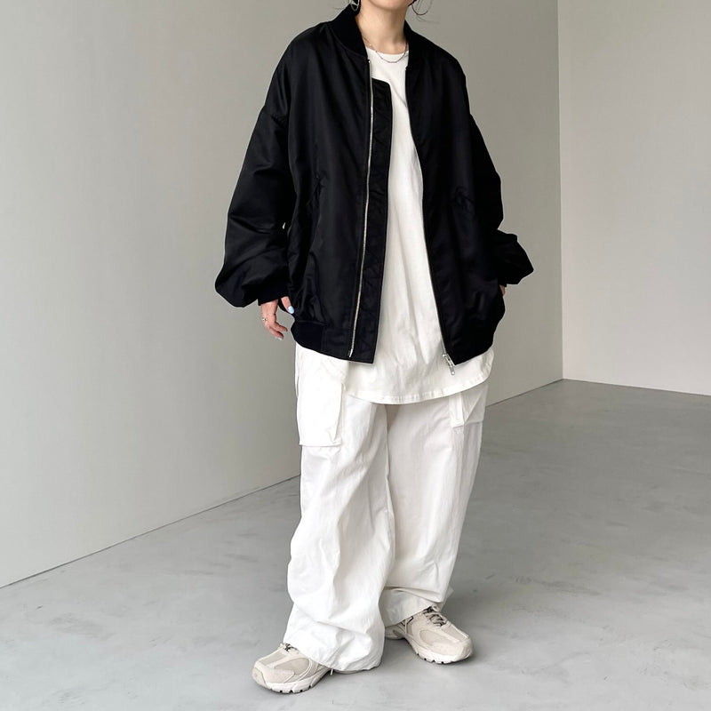 perfect silhouette blouson / black（パーフェクトシルエット