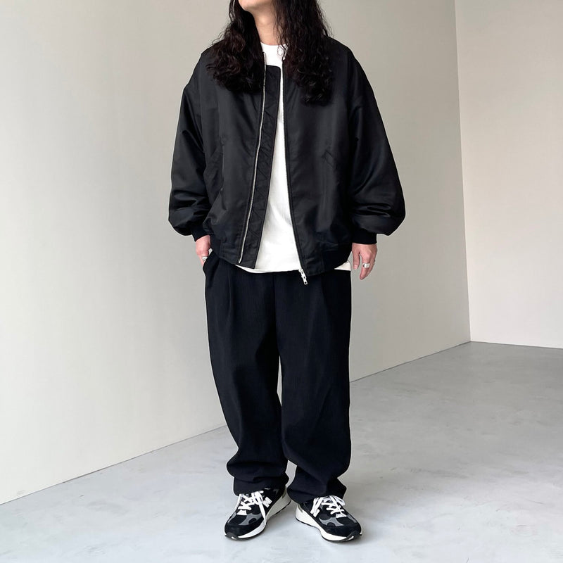 m*i様 試着のみ<natto> perfect silhouette blou perfect silhouette blouson / black（パーフェクトシルエット