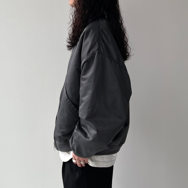 perfect silhouette blouson / charcoal（パーフェクトシルエット 