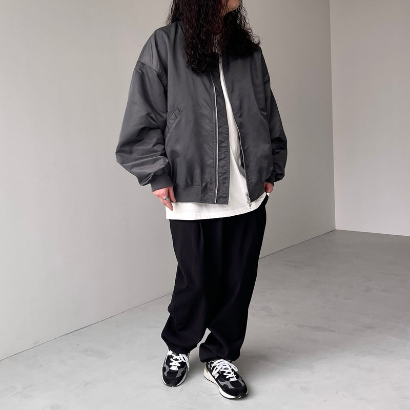 perfect silhouette blouson / charcoal（パーフェクトシルエット