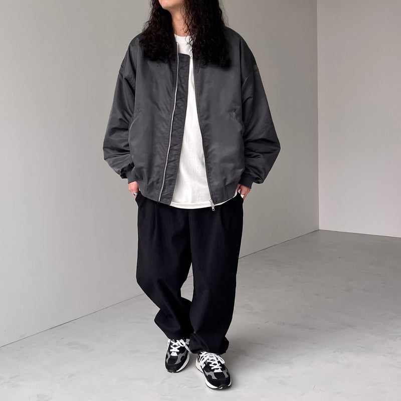perfect silhouette blouson / charcoal（パーフェクトシルエット