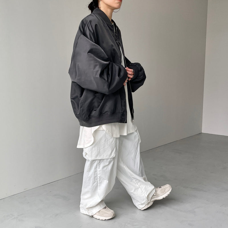 perfect silhouette blouson / charcoal（パーフェクトシルエット 