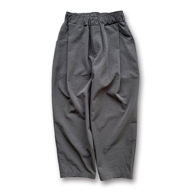 tuck wide pants / charcoalディティール画像