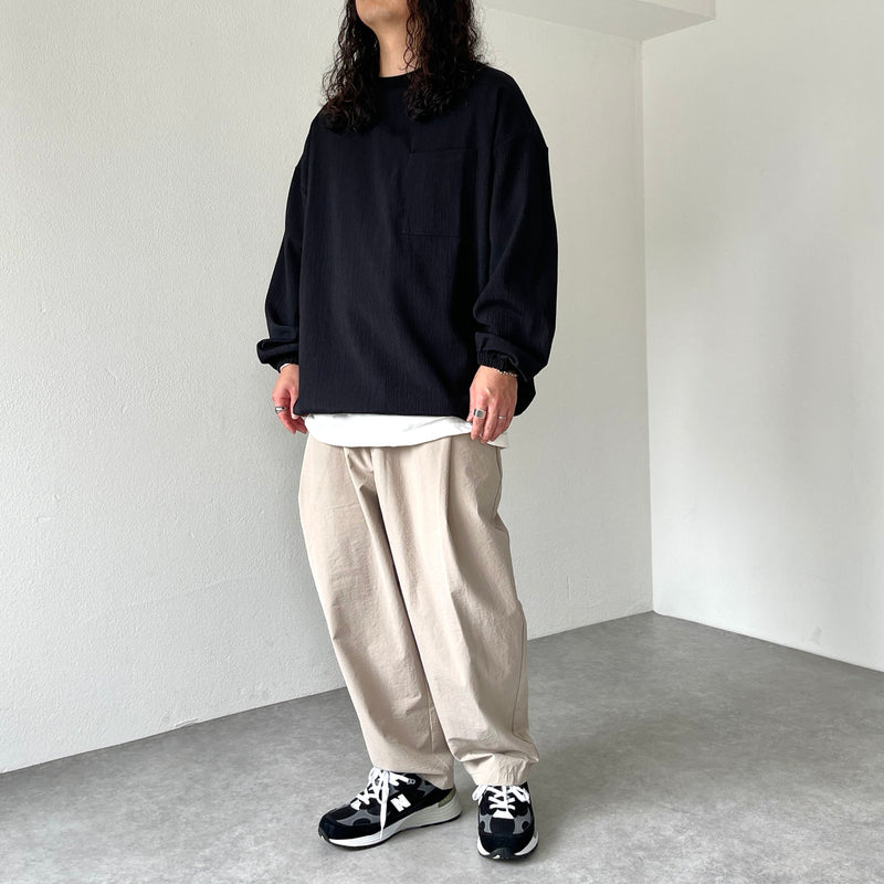 ★OY★BELTED SIDE TWO TUCK WIDE PANTS - BEIGE★正規品/送料込 28caa2d6a9a9e214bc3b7042d5dc2e