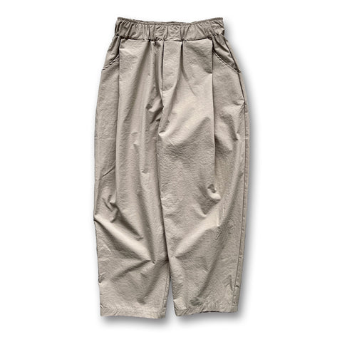 tuck wide pants / beige
