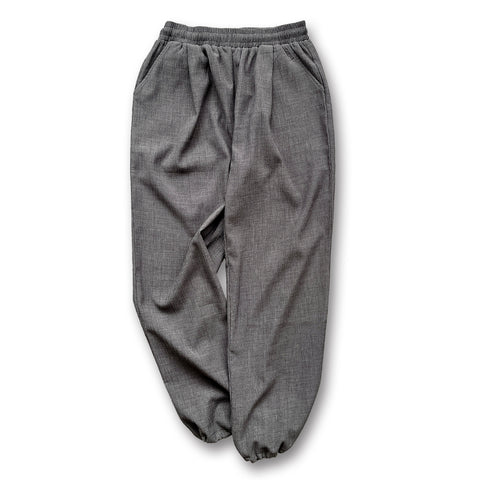 premium slab pants / charcoal