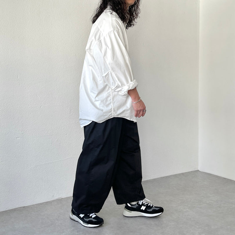VU ヴウ wide silhouette pants [BLACK] ワイドシルエットパンツ