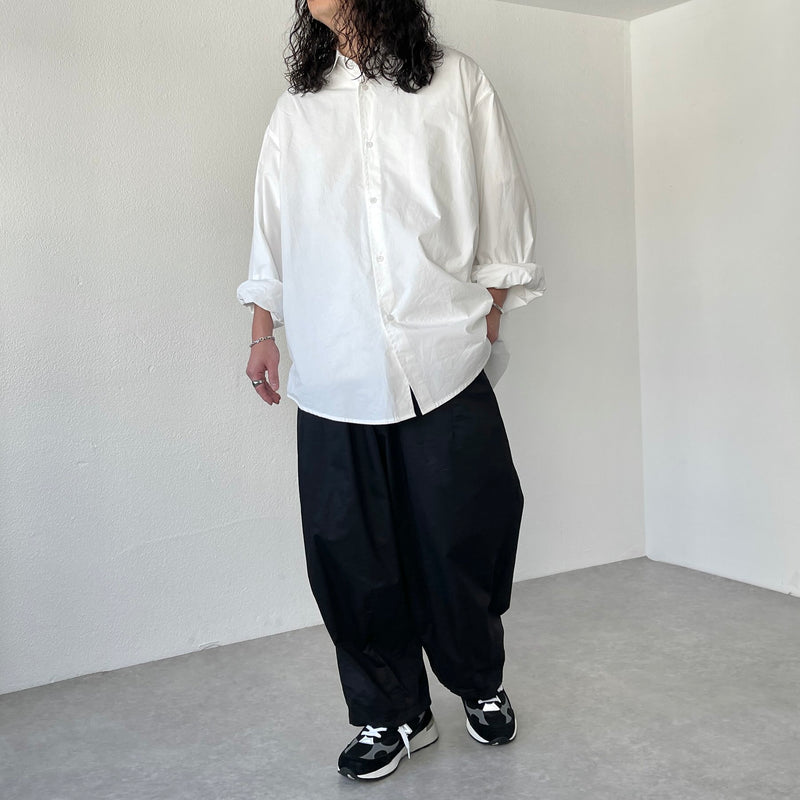 シルエットページ wide silhouette pants / black（ワイドシルエットパンツ