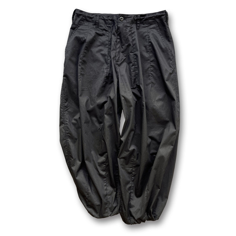 wide silhouette pants / blackディティール画像