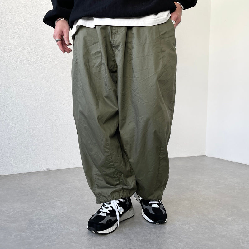 wide silhouette pants / olive（ワイドシルエットパンツ / オリーブ） | natto | ナット 公式オンラインショップ