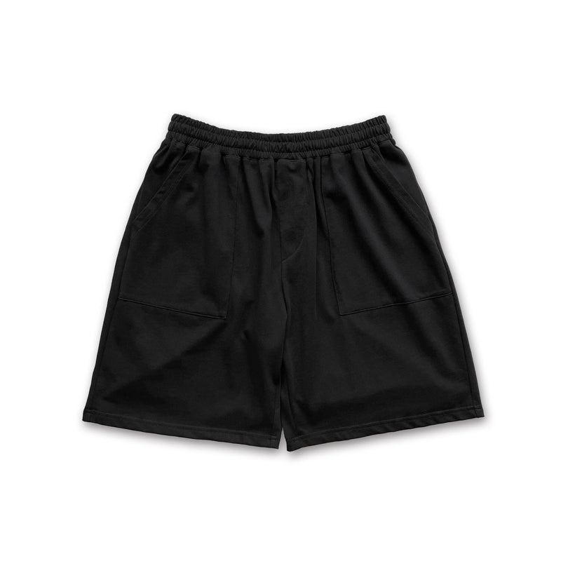 loose silhouette box shorts / blackディティール画像