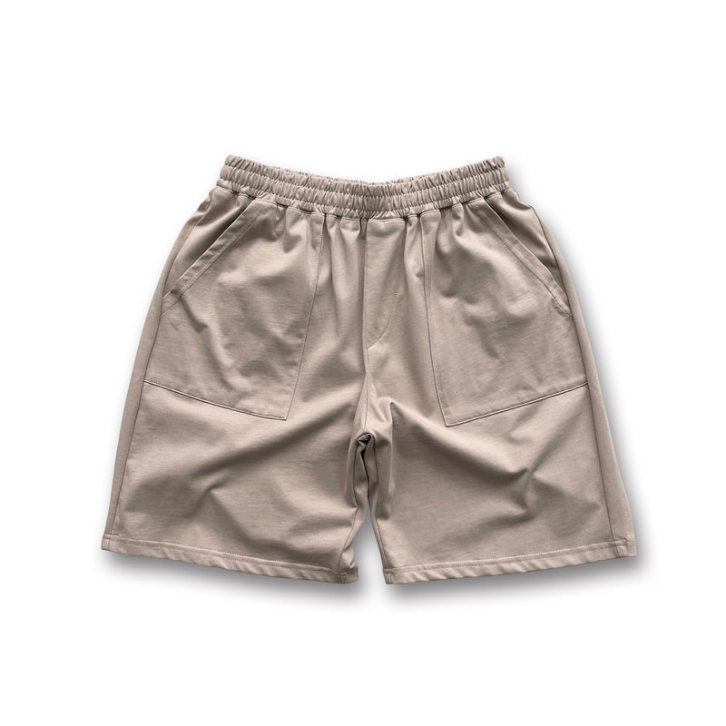loose silhouette box shorts / beigeディティール画像