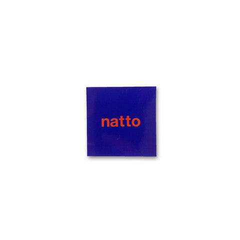 natto logo sticker / halloween