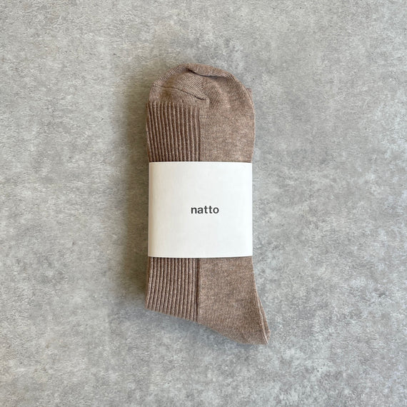 holiday socks / beige