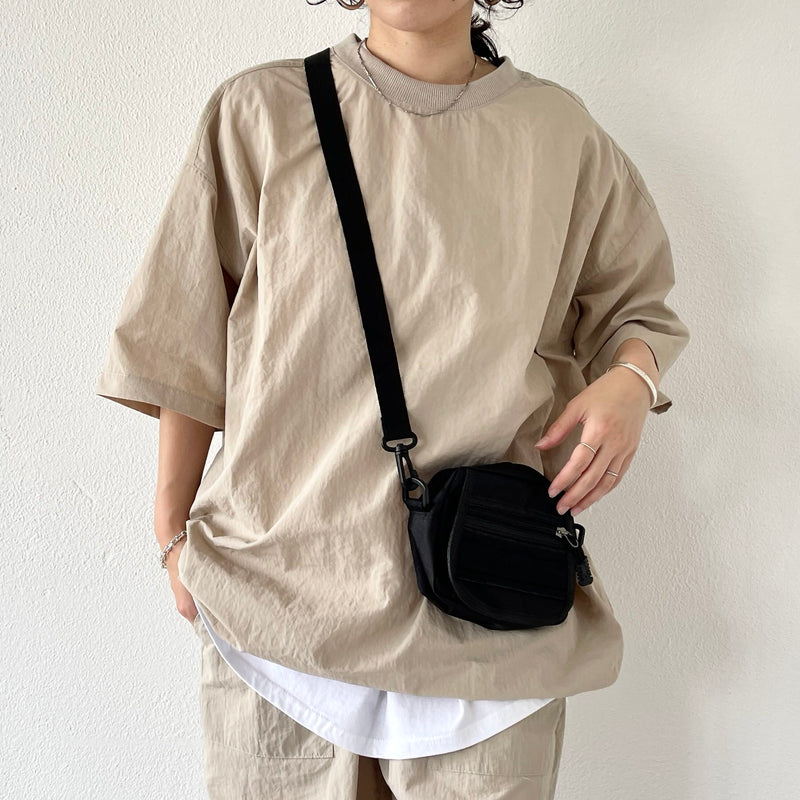 quick pocket mini shoulder bag / black（クイックポケットミニ