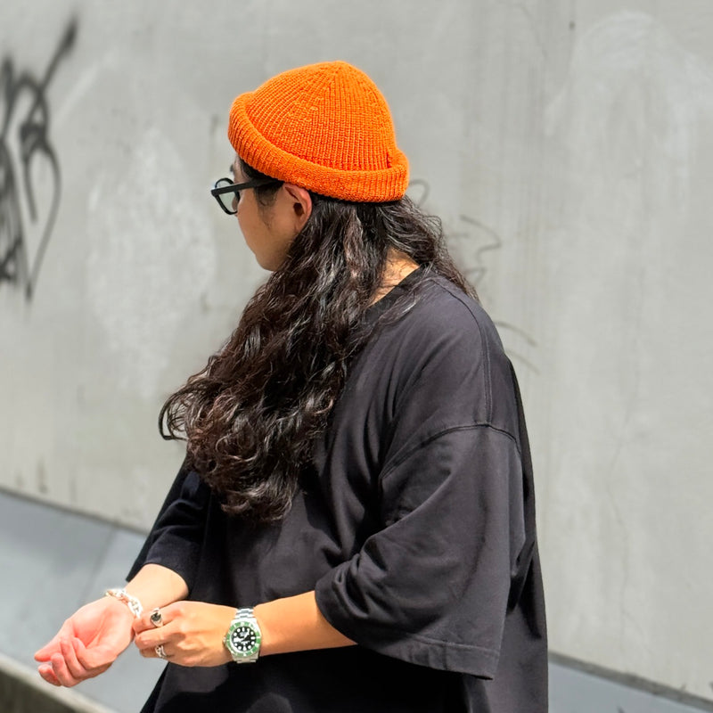 donttelanyone ビーニー 80500066010 Nigel Cabourn BEANIE COTTON ナイジェル・ケーボン
