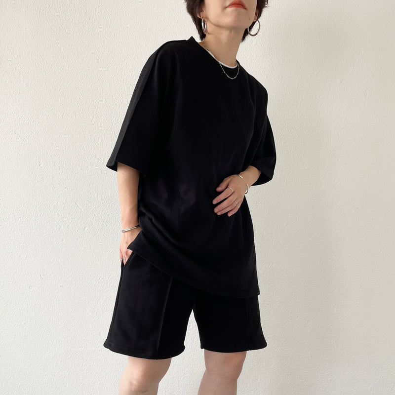relax sweat set up / black（リラックススウェットセットアップ