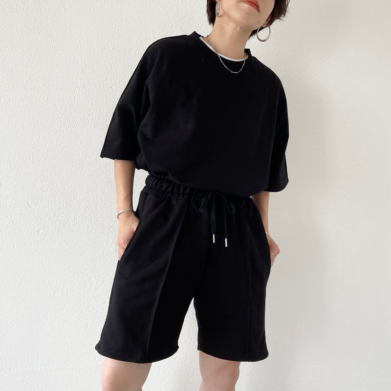 loose silhouette sweat set up / black（ルーズシルエットスウェット ...