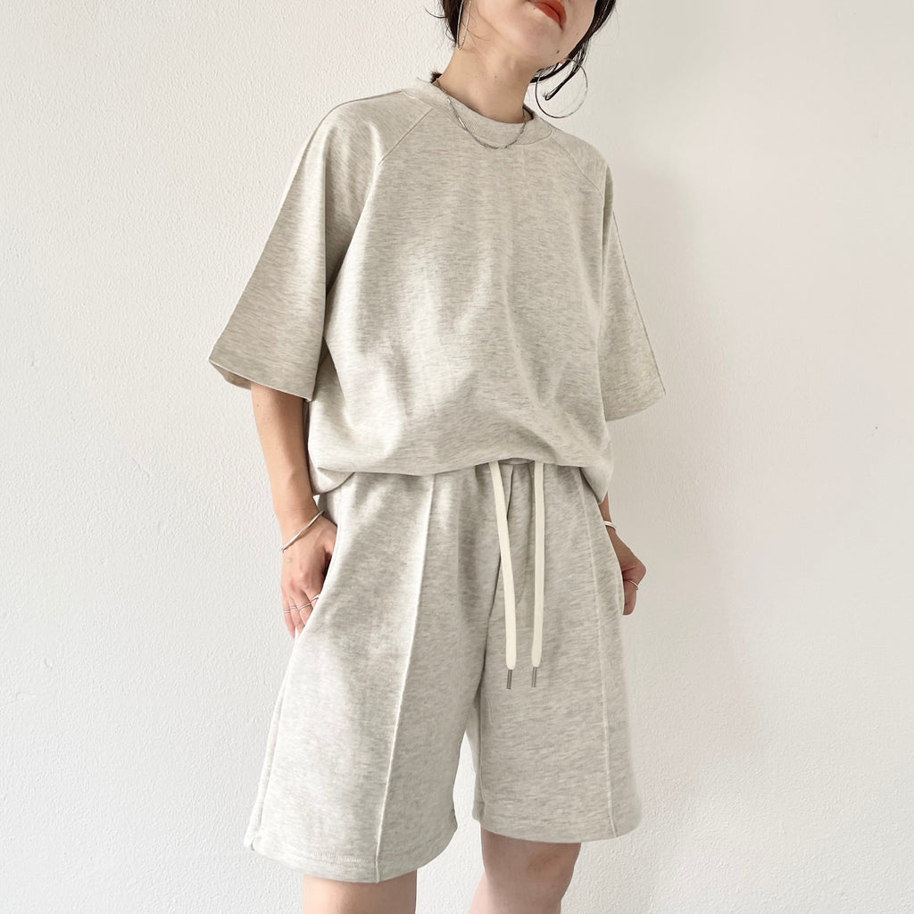 relax sweat set up / beige（リラックススウェットセットアップ