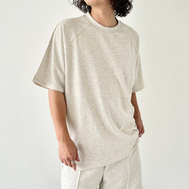 loose silhouette sweat set up / beige（ルーズシルエットスウェット