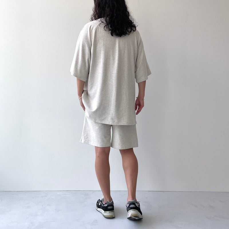 relax sweat set up / beige（リラックススウェットセットアップ 