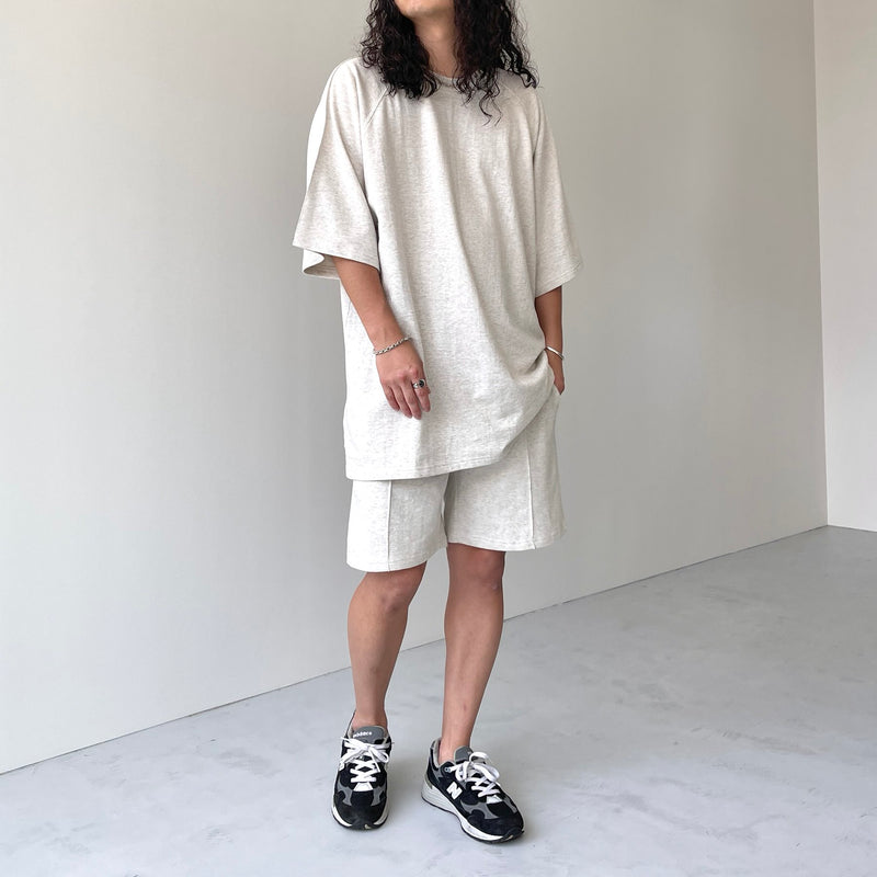 relax sweat set up / beige（リラックススウェットセットアップ