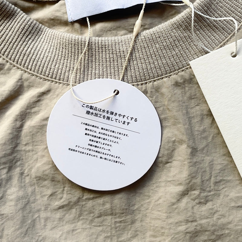 loose silhouette nylon shirt set up / beige（ルーズシルエット