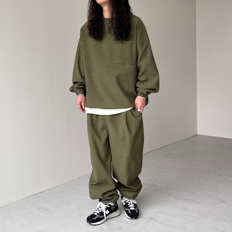 premium slab set up / olive（プレミアム スラブ セットアップ