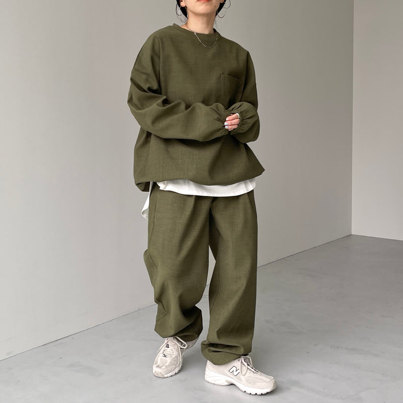 premium slab set up / olive（プレミアム スラブ セットアップ