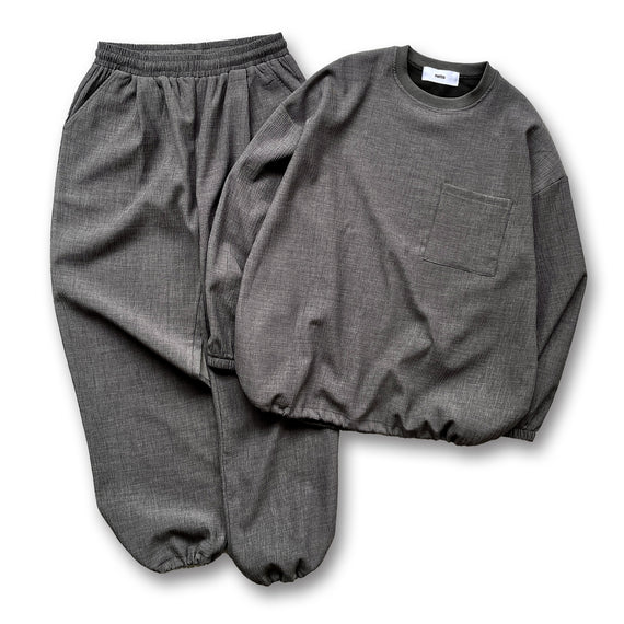 premium slab set up / charcoal