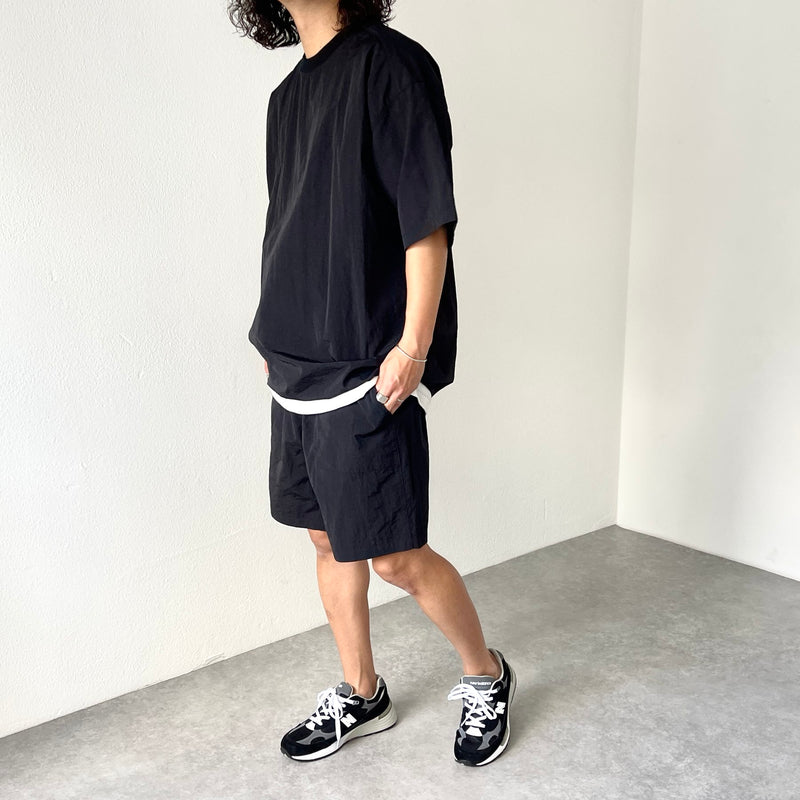 natto プレミアムナイロン　トップス　3枚セット premium nylon exclusive set / black | natto | ナット 公式