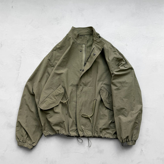 【SAMPLE】wide silhouette blouson / olive