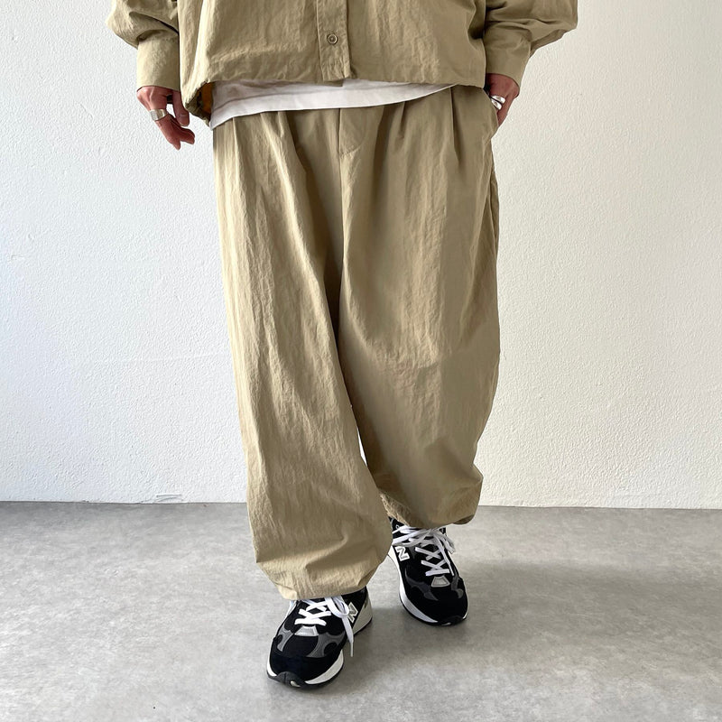 H NYLON SNOW PANTS カーゴパンツ ベージュ