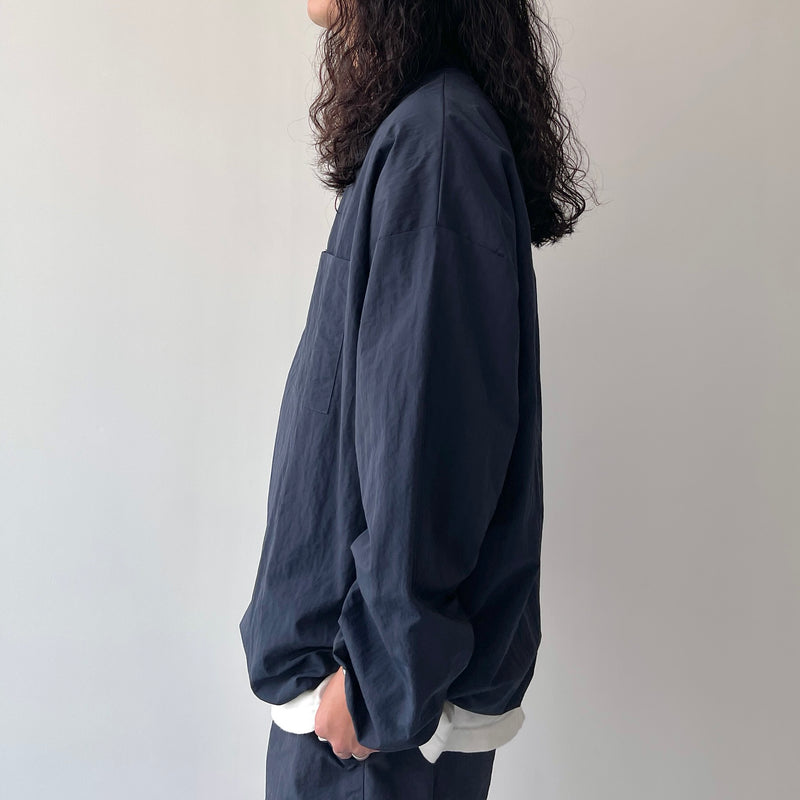 ARCHIVE】premium nylon pullover / navy | natto | ナット 公式