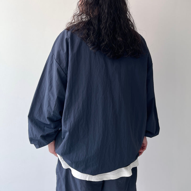 新品未使用　31900円の品　archivio プルオーバー　サイズ36 ARCHIVE】premium nylon pullover / navy | natto | ナット 公式