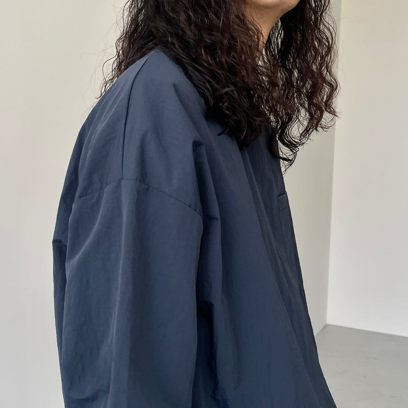 ARCHIVE】premium nylon pullover / navy | natto | ナット 公式
