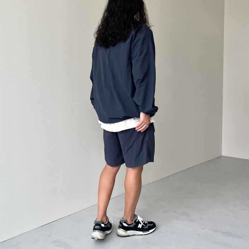 ARCHIVE】premium nylon pullover / navy | natto | ナット 公式