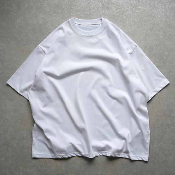 【SAMPLE】loose silhouette basic tee / white