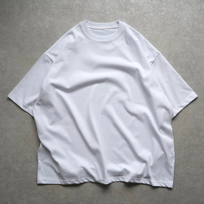 【SAMPLE】loose silhouette basic tee / whiteディティール画像