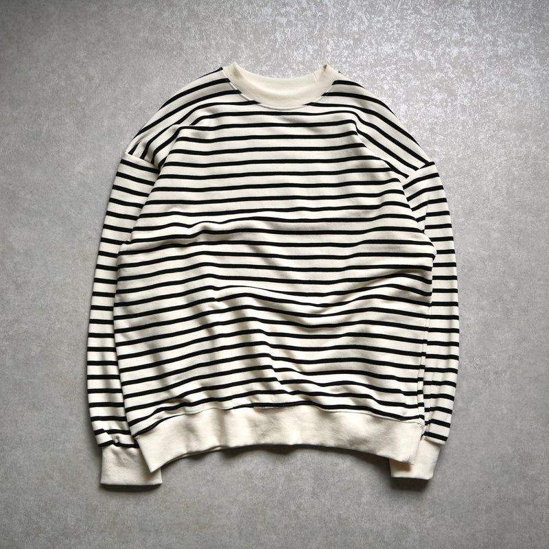 【SAMPLE】border long sleeve tee / ivoryディティール画像