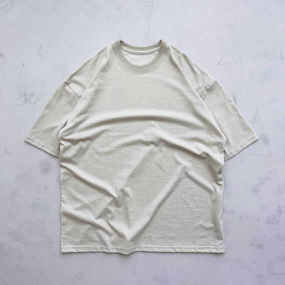 【SAMPLE】vintage like rough tee / beige