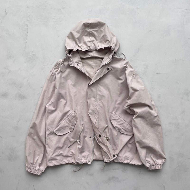 【SAMPLE】wide silhouette mountain parker / beigeディティール画像