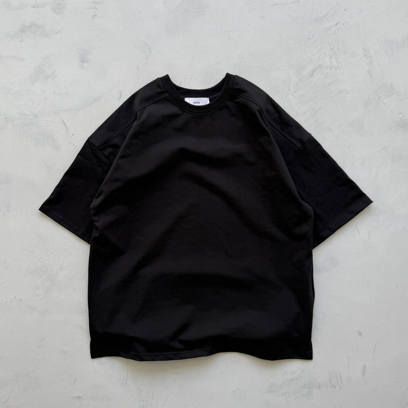 【SAMPLE】basic half sleeve tee / blackディティール画像