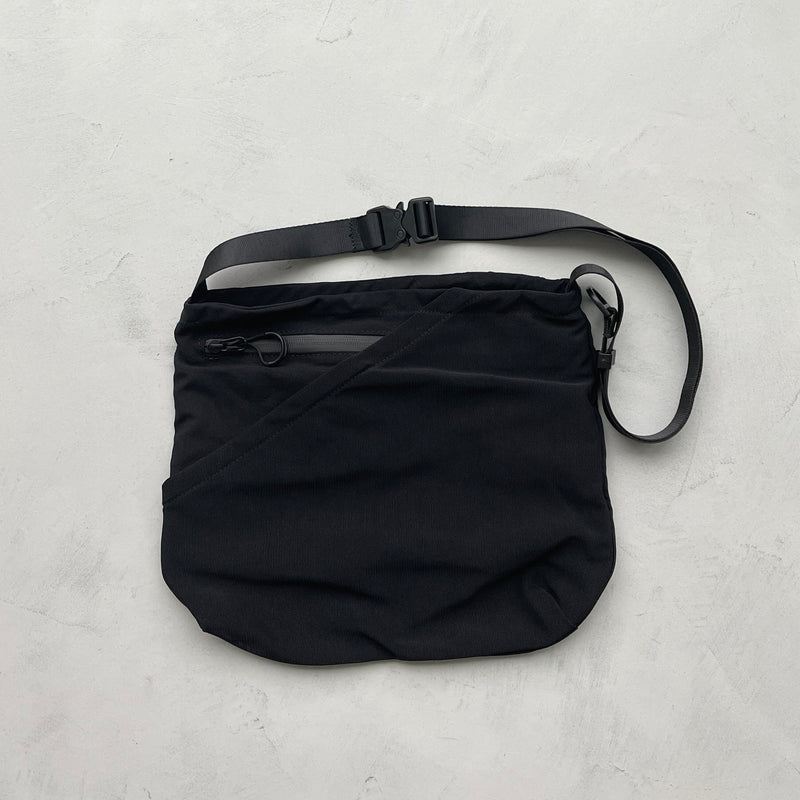 【SAMPLE】mesh pocket shoulder bag / blackディティール画像