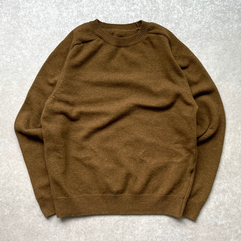 【SAMPLE】soft touch knit / brownディティール画像