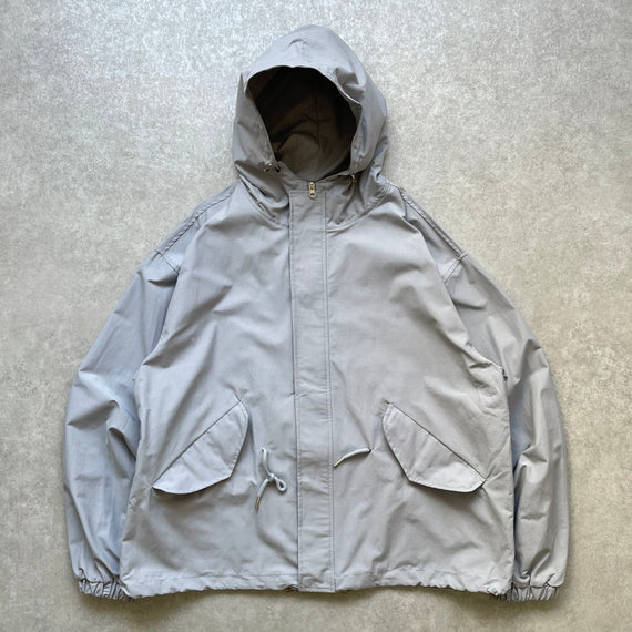 【SAMPLE】wide silhouette mountain parker / light gray
