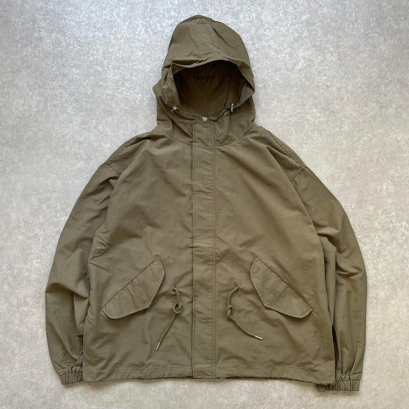 【SAMPLE】wide silhouette mountain parker / khakiディティール画像