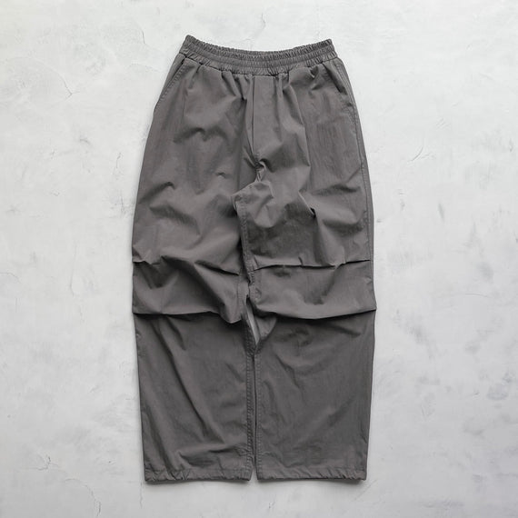 【SAMPLE】high quality parachute pants / charcoal