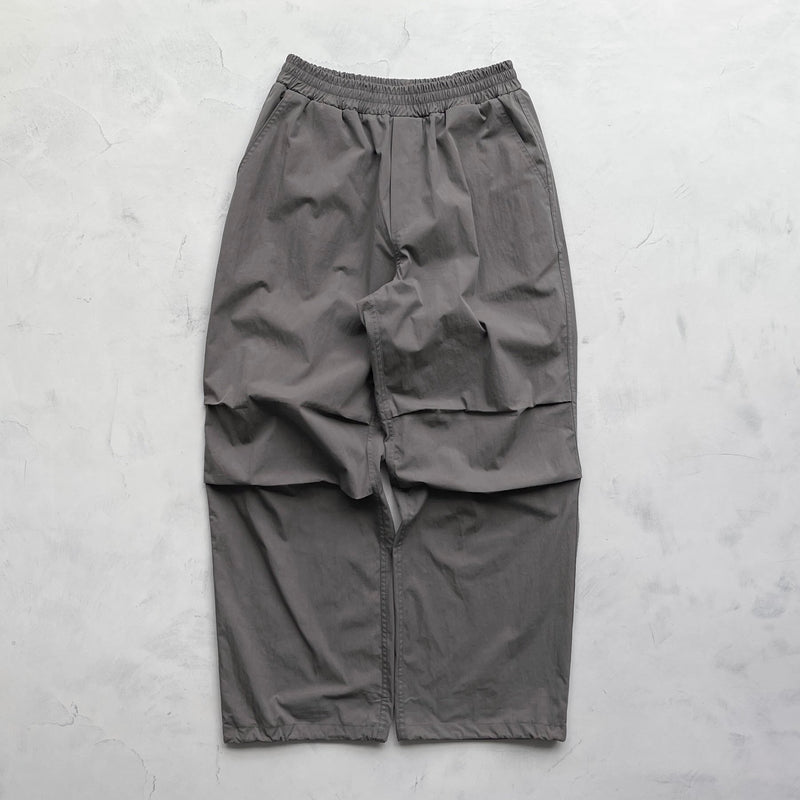 【SAMPLE】high quality parachute pants / charcoalディティール画像